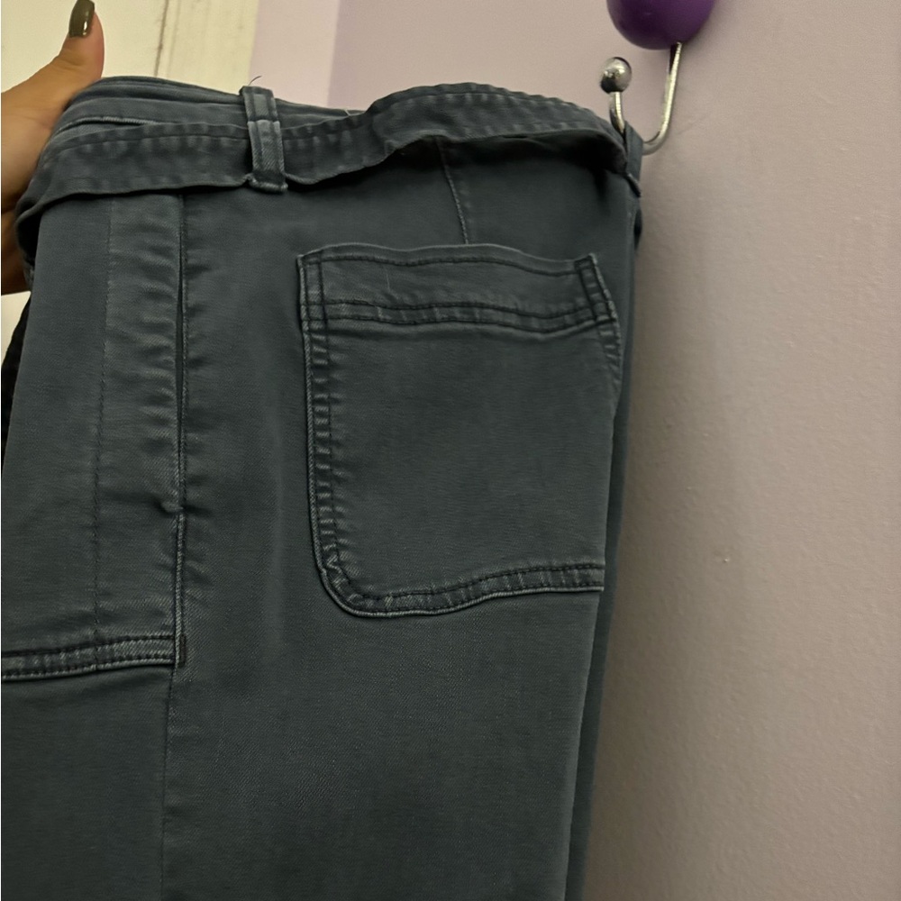 Pants stretchy high waisted